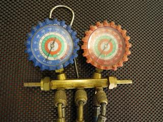 HVAC Diagnostic Refridgerant Manifold Gauge Vacuum Set